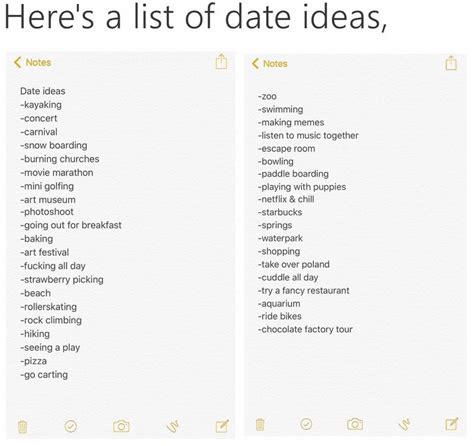 reddit date ideas